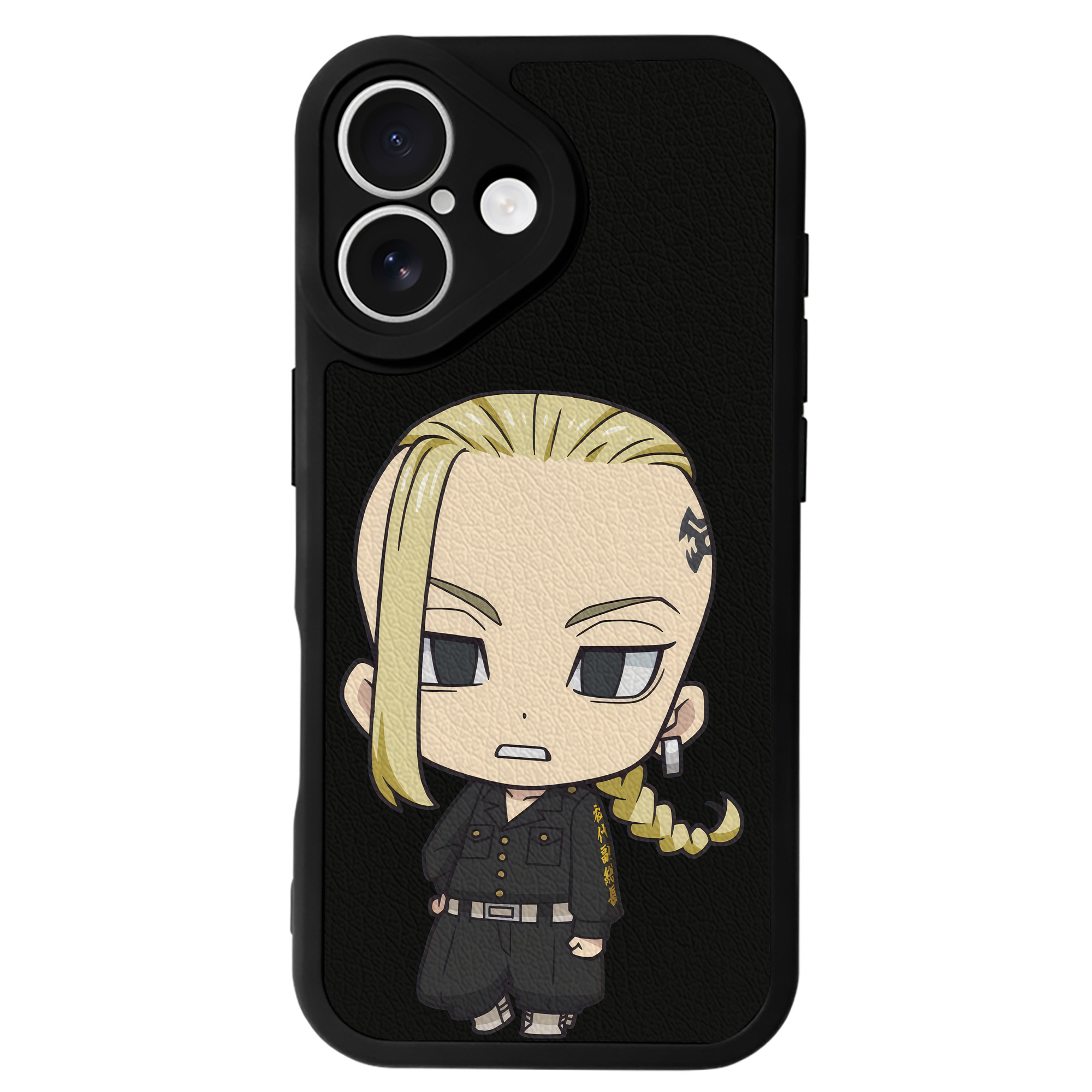 （画像用） 東京リベンジャーズ Tokyo Revengers 【iPhone 16シリーズ対応】シリコンスマホケース（レザー調） 材質：シリコン
